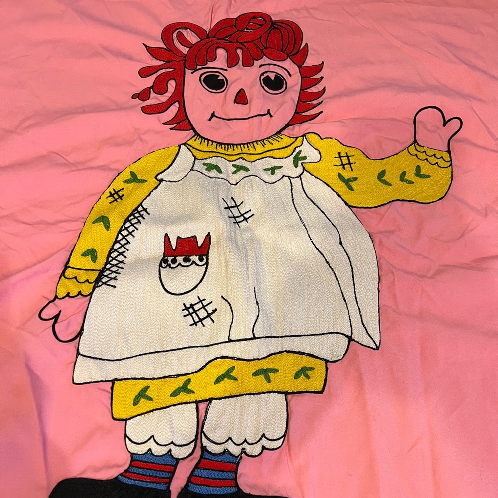 Raggedy Ann Gand Made Bedspread